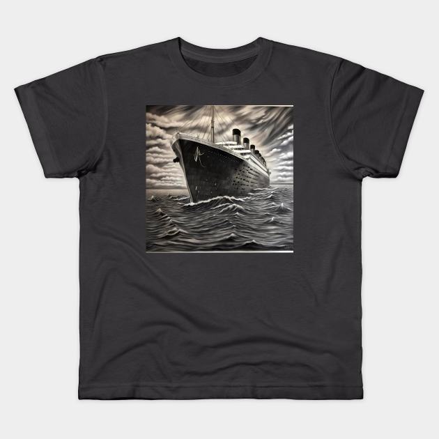 Titanic inspired art Kids T-Shirt by IOANNISSKEVAS